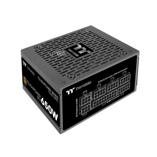 Miniatyrbild 1 av 5: Thermaltake Toughpower SFX 650W Gold strömförsörjningsenheter 20+4 pin ATX Svart