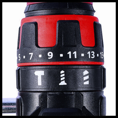 Einhell TE-CD 18/48 Li-i 1500 RPM 1,5 kg Svart, Röd