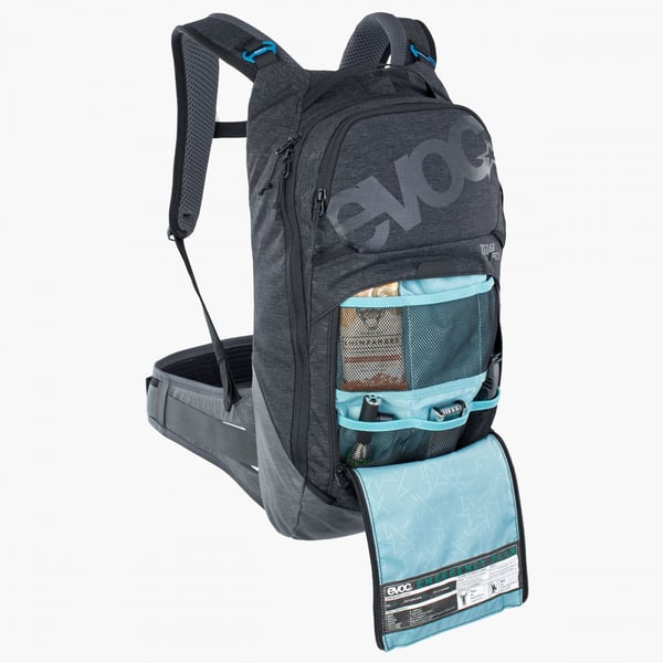 Pikkukuva 5 / 8: EVOC Trail Pro 10L reppu Pyöräilyreppu Hiili, Harmaa