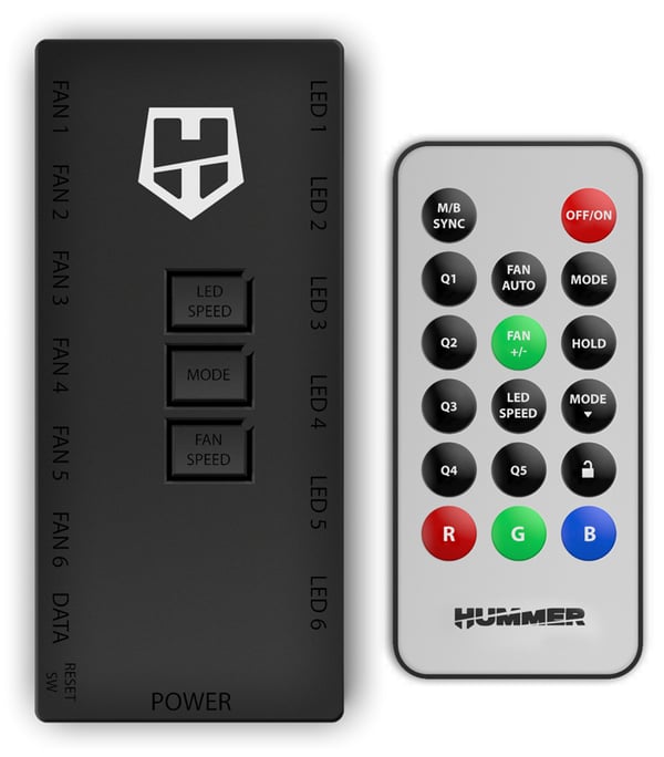 Miniatyrbild 2 av 8: NOX R-HUB Universal Styrenhet för RGB