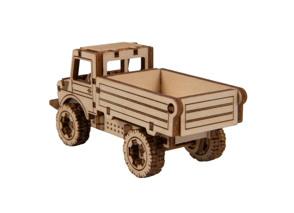 Miniatyrbild 4 av 8: WOODEN.CITY WORK HORSE 2 3D-pussel 68 styck