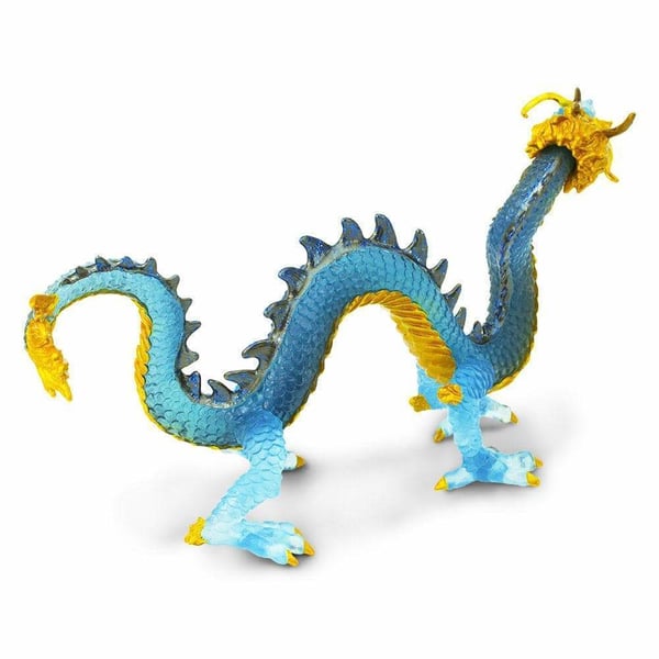 Miniatyrbild 3 av 6: Safari Ltd Krystal Blue Dragon