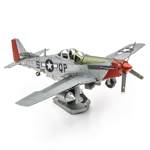 Miniatyrbild 6 av 6: Metal Earth P-51D Mustang Sweet Arlene Luftfarkostmodell med fast vinge Monteringssats