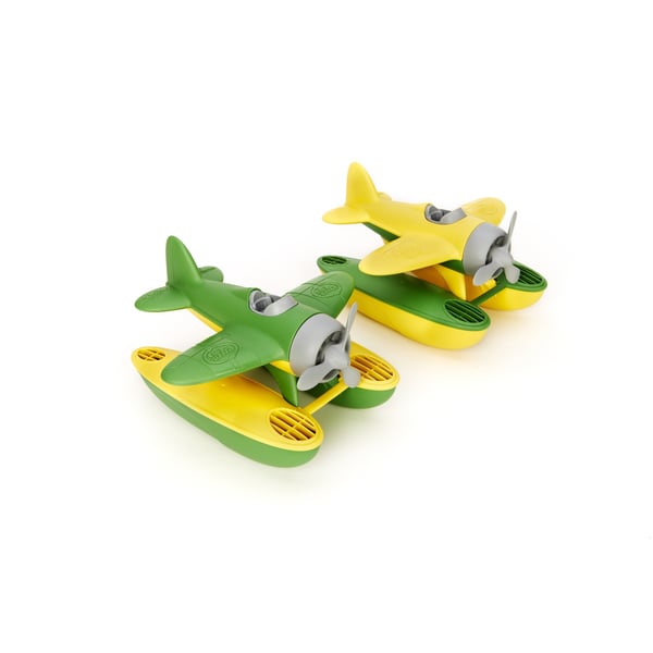 Green Toys Seaplane Badleksak Grön, Gul