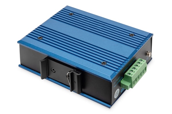 Miniatyrbild 3 av 5: Digitus DN-651131 nätverksswitchar Ohanterad Fast Ethernet (10/100) Strömförsörjning via Ethernet (PoE) stöd Svart, Blå