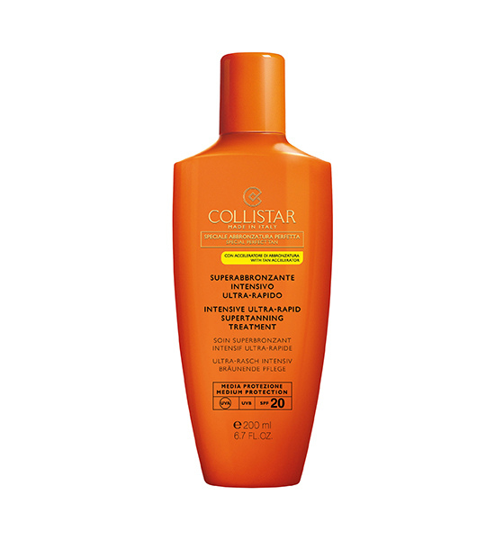 Collistar Intensive Ultra-Rapid Supertanning Treatment SPF20 Solskyddskräm Ansikte och kropp 20 Vuxna