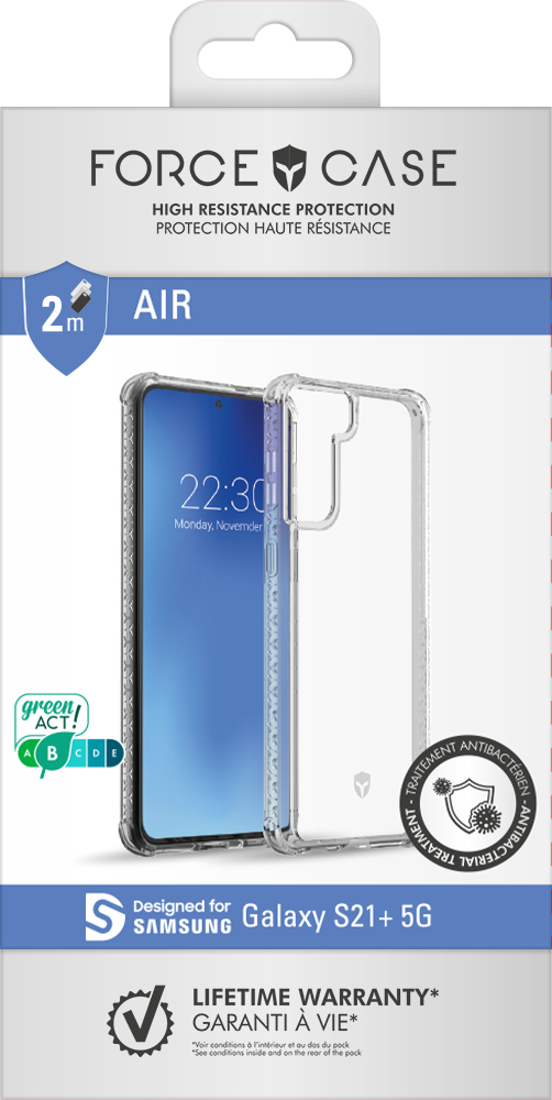 Miniatyrbillede 2 af 2: Bigben Connected FCAIRGS21PT mobiltelefon etui 17 cm (6.7") Cover Transparent
