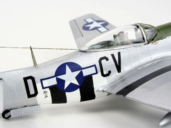 Miniatyrbild 3 av 4: Revell P-51D Mustang Luftfarkostmodell med fast vinge Monteringssats 1:72