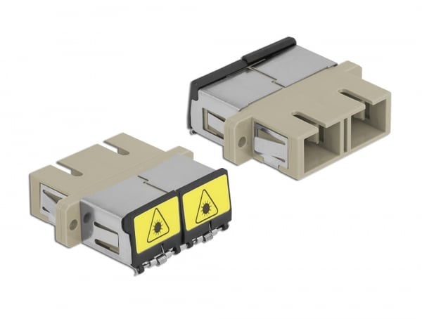 Pikkukuva 1 / 2: DeLOCK 86894 valokuituadapteri SC/SC 1 kpl Beige