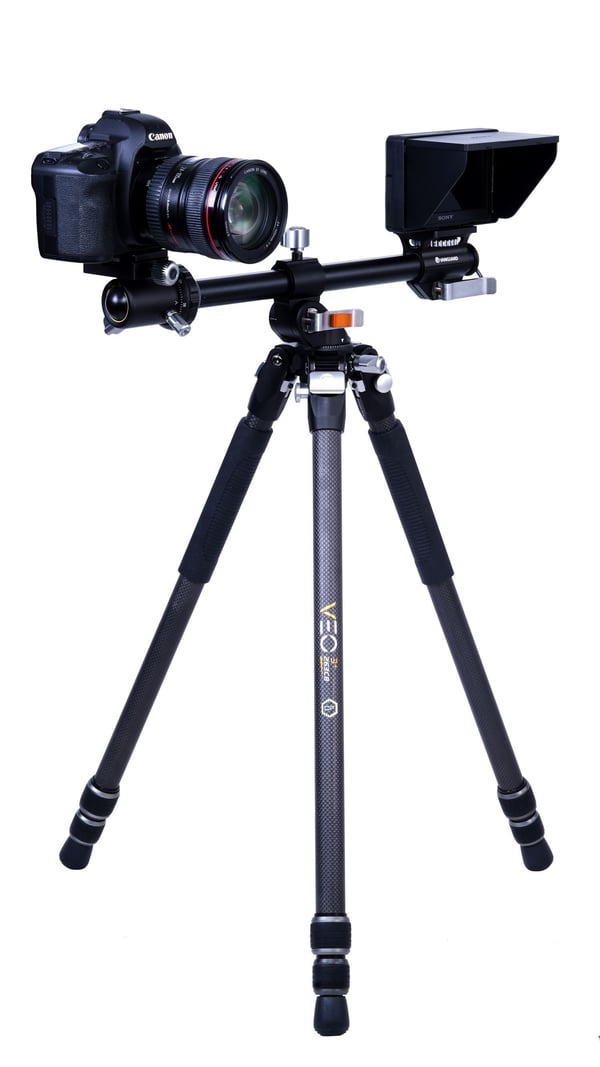 Vanguard VEO 3+ 263CB kamerastativ Digital-/filmkameraer 3 ben Sort, Kulfiber, Grå