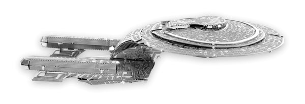 Metal Earth USS Enterprise 1701-D Model af shuttle Monteringssæt