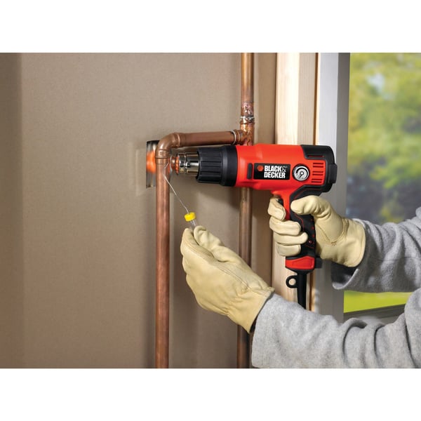 Black & Decker KX2200K-QS kuumailmapistooli 720 l/min 645 °C 2000 W Musta, Oranssi