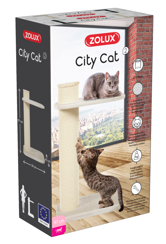 ZOLUX City Cat 2 Kissan raapimistorni