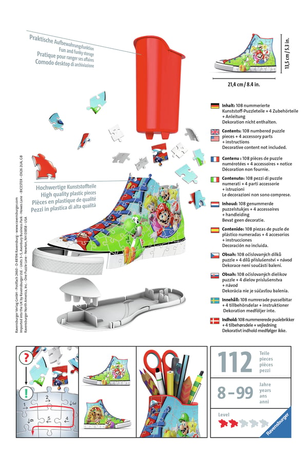 Ravensburger 11267 puslespil 3D puslespil 108 stk
