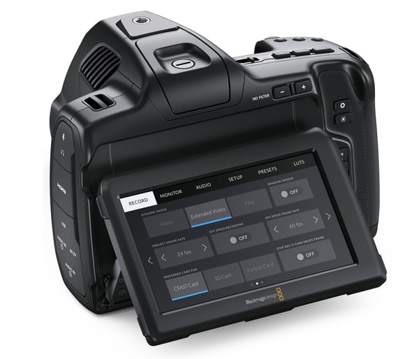 Miniatyrbillede 5 af 6: Blackmagic Design 6K Pro Håndholdt videokamera 6K Ultra HD Sort