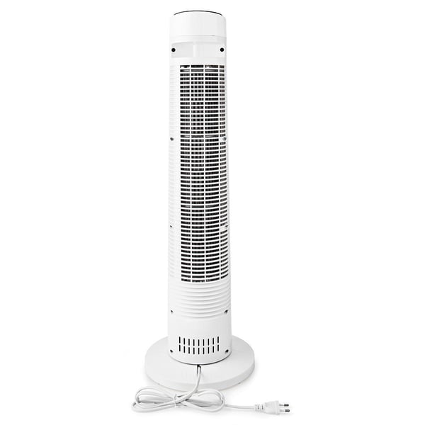 Nedis FNTR13CWT40 sisälämmitin Sisätila Musta, Valkoinen 50 W Sähkökäyttöinen lämpötuuletin