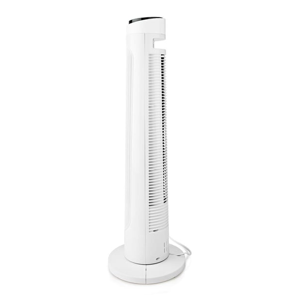 Nedis FNTR13CWT40 sisälämmitin Sisätila Musta, Valkoinen 50 W Sähkökäyttöinen lämpötuuletin