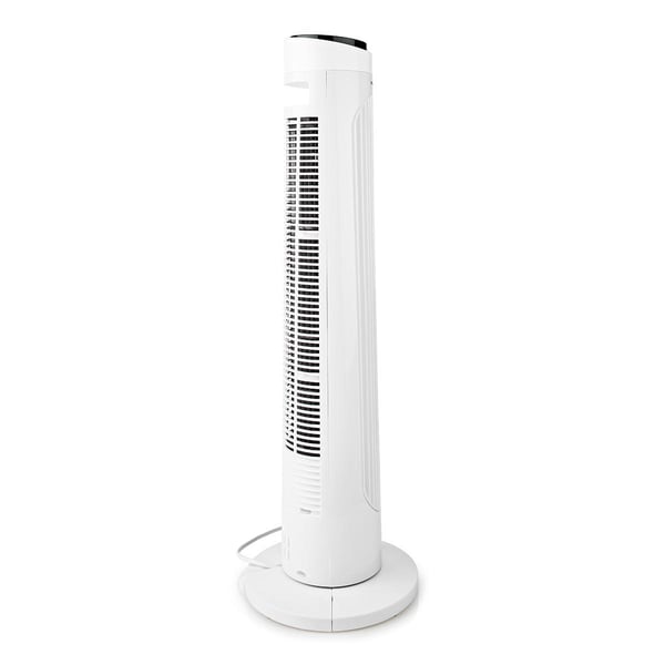 Nedis FNTR13CWT40 sisälämmitin Sisätila Musta, Valkoinen 50 W Sähkökäyttöinen lämpötuuletin