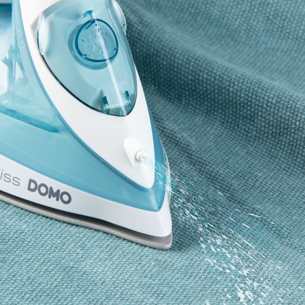 Domo DO7060S strygejern Dampstrygejern Keramisk strygesål 2400 W Blå, Hvid