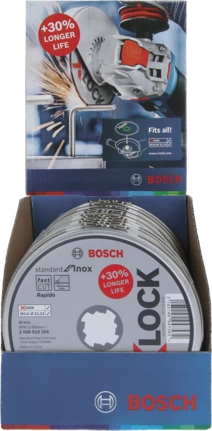 Miniatyrbild 1 av 4: Bosch 2 608 619 266 vinkelslipare tillbehör Klippskiva