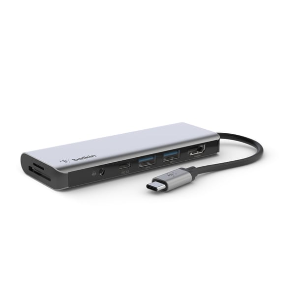 Miniatyrbild 1 av 6: Belkin AVC009btSGY USB 3.2 Gen 1 (3.1 Gen 1) Type-C Silver