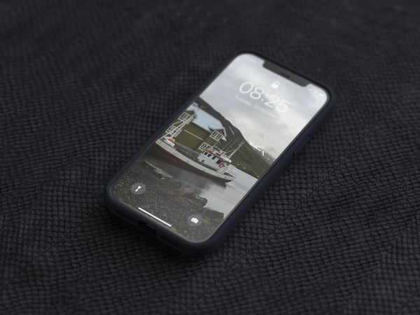 Njord byELEMENTS Vindur mobiltelefon etui 15,5 cm (6.1") Cover Grå