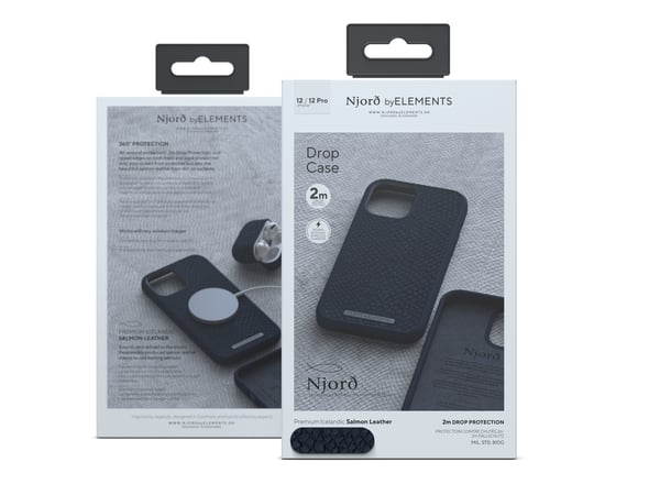 Njord byELEMENTS Vindur mobiltelefon etui 15,5 cm (6.1") Cover Grå