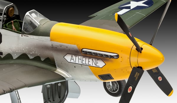 Miniatyrbillede 7 af 9: Revell P-51D Mustang Model af fly Monteringssæt 1:32