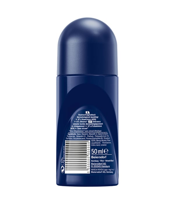 Pikkukuva 2 / 2: NIVEA Protect & Care Miesten Roll-deodorantti 50 ml 1 kpl