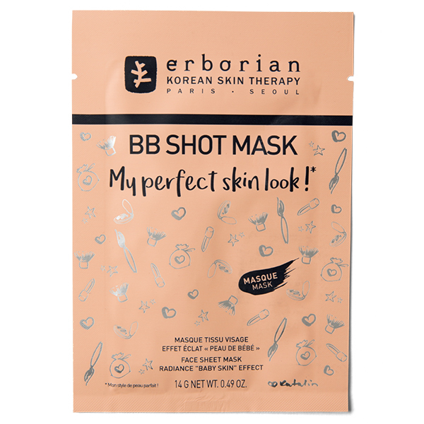 Erborian BB Shot Mask Fuktgivande ansiktsmask Kvinna 14 g Ark