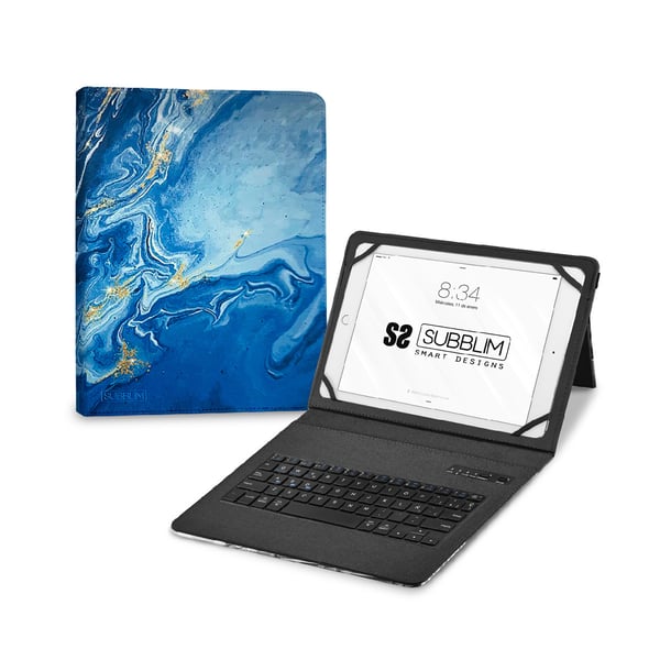 SUBBLIM SUBKT5-BTTB01 tastatur til mobil enhed QWERTY Spansk Bluetooth Flerfarvet