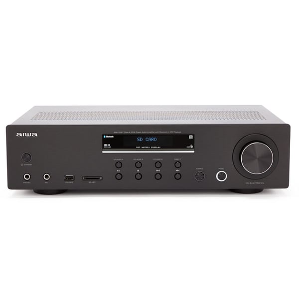 Aiwa AMU-120BTBK audio forstærker 2.0 kanaler Hjem Sort