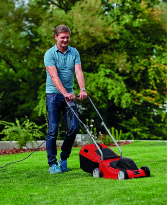 Einhell GC-EM 1032 Motorgräsklippare AC Svart, Röd