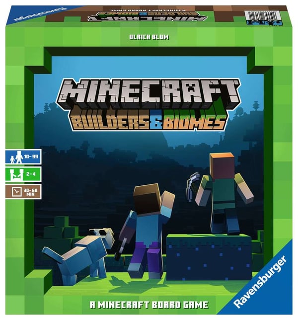 Ravensburger Minecraft Builders & Biomes Lautapeli Laattojenasettelupeli