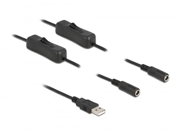 Pikkukuva 1 / 2: DeLOCK 86797 virtajohto Musta 1 m USB A