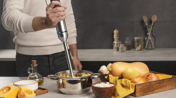 Miniatyrbillede 6 af 10: Cecotec Power TitanBlack 1500 XL TotalMix Nedsænkning blender 1500 W Sort, Grøn, Rustfrit stål