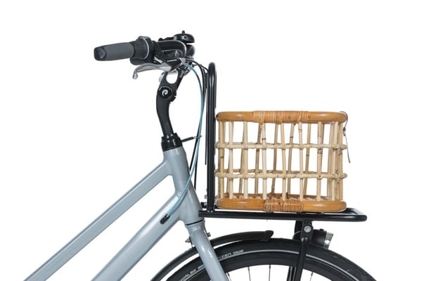 Basil Green Life Framsida Cykelkorg 18 l Rotting Brun