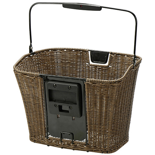 Miniatyrbillede 2 af 3: KLICKfix Structura Front Cykelkurv 16 L Plast Brun