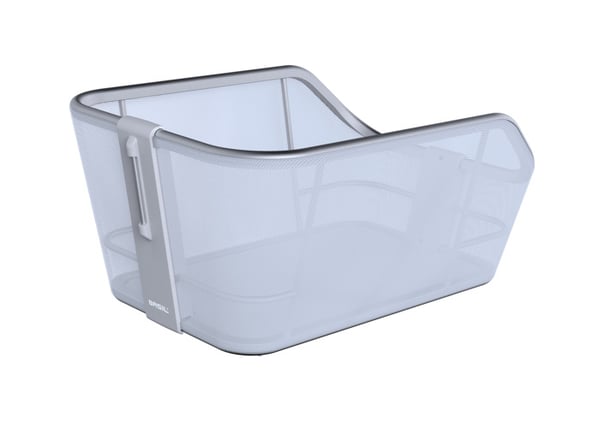 Basil Cento Bak Cykelväska 21 l Aluminium Blå, Silver