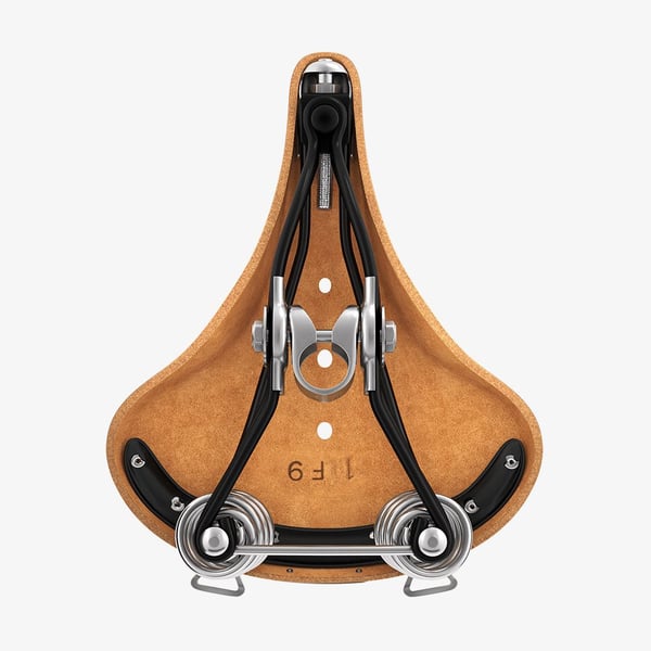 Miniatyrbillede 4 af 9: Brooks B66 By Unisex Cykelsadel