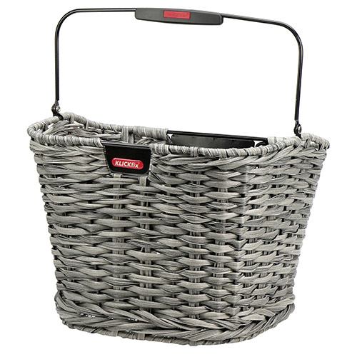 Miniatyrbillede 1 af 3: KLICKfix Structura Front Cykelkurv 16 L Plast Grå