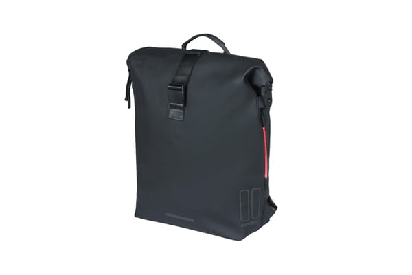 Basil SoHo Bagside Cykeltaske 17 L Polyurethan Sort