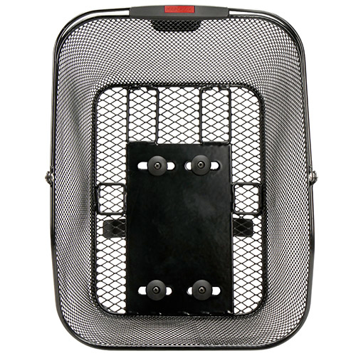 KLICKfix City Basket II Bagside Cykelkurv 20 L Sort