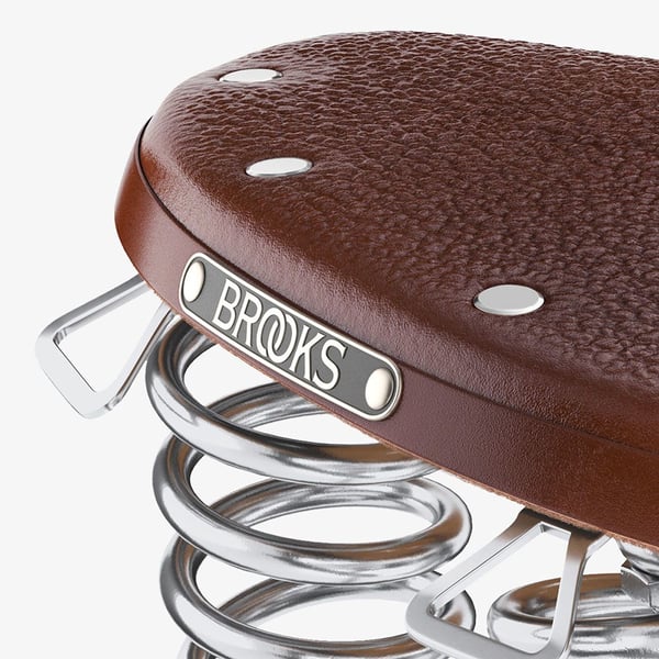 Miniatyrbillede 2 af 9: Brooks B66 By Unisex Cykelsadel