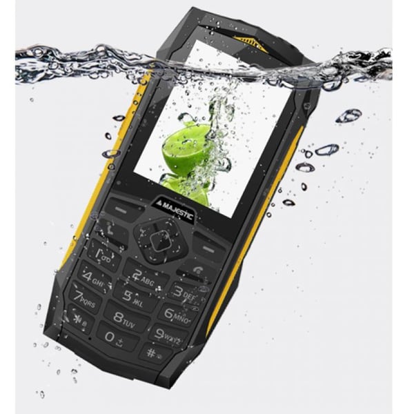 Miniatyrbillede 5 af 5: New Majestic Tank 6,1 cm (2.4") 156 g Sort, Orange Feature telefon
