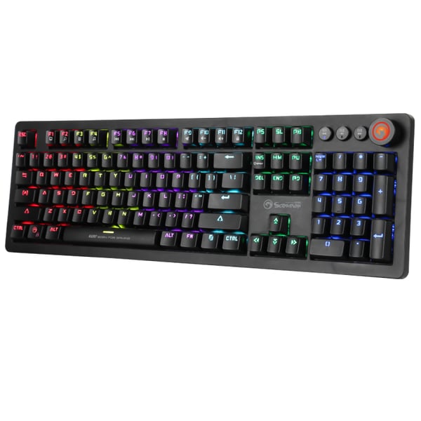 Miniatyrbild 2 av 4: MARVO KG917 RGB MEKANISKT TANGENTBORD