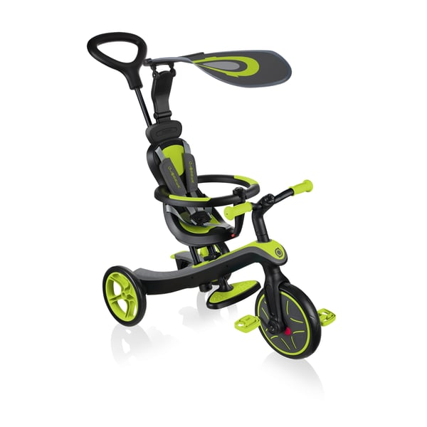 Globber EXPLORER TRIKE 4in1 trehjulet cykel Børn Forside drev Stående