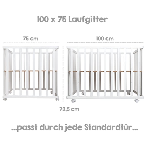Miniatyrbillede 5 af 6: roba Style kravlegård Hvid