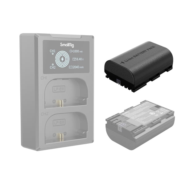 Miniatyrbillede 2 af 3: SmallRig LP-E6NH Lithium-Ion (Li-Ion) 2040 mAh