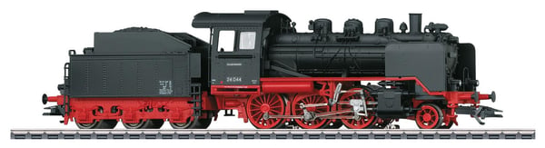 Miniatyrbild 1 av 4: Märklin Class 24 Steam Locomotive with a Tender delar och tillbehör till skalmodell Lokomotiv